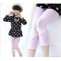 Korean All-matching Wholesale Children Girl Pure Cotton Solid Plain Pants